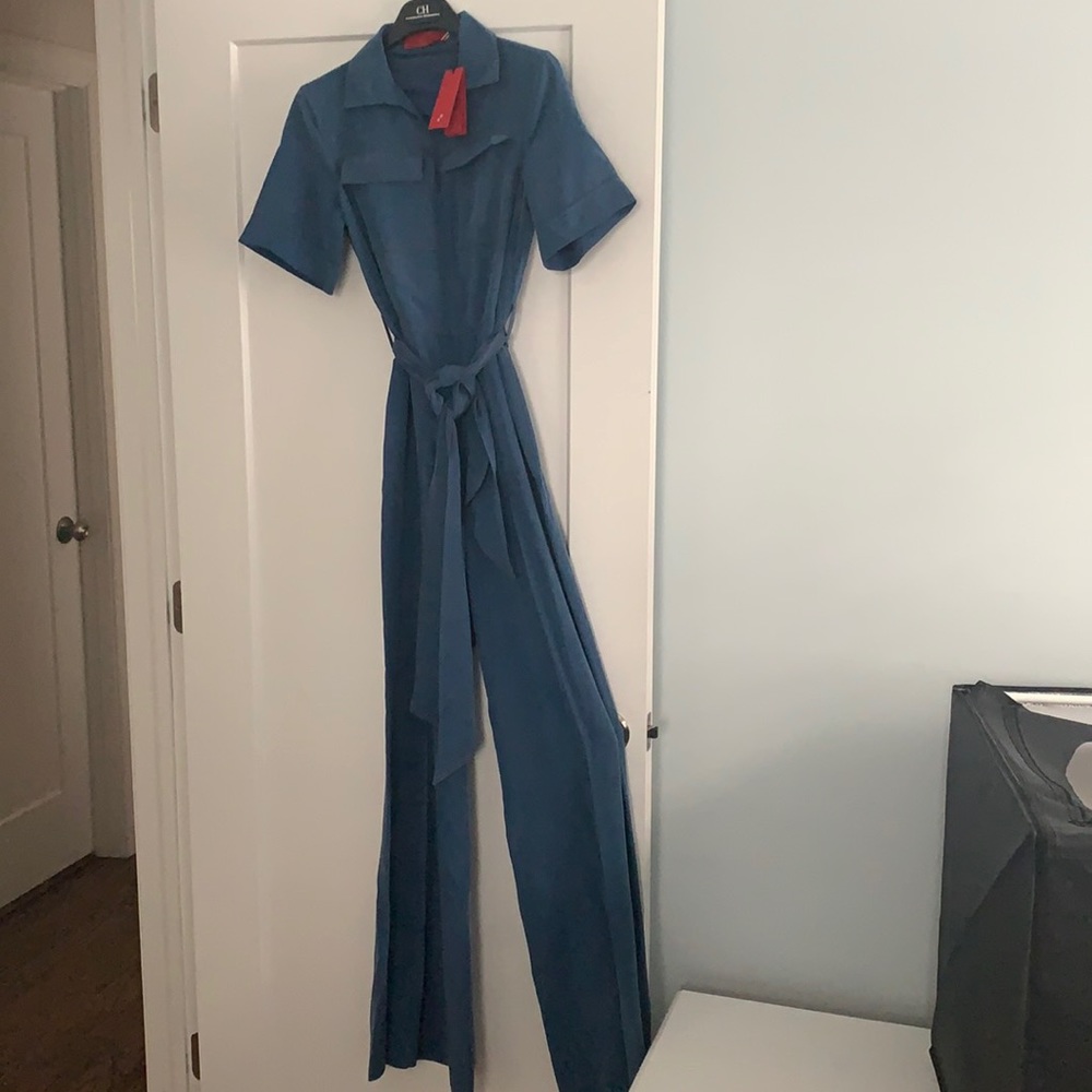 Carolina Herrera Denim Style Jumpsuit